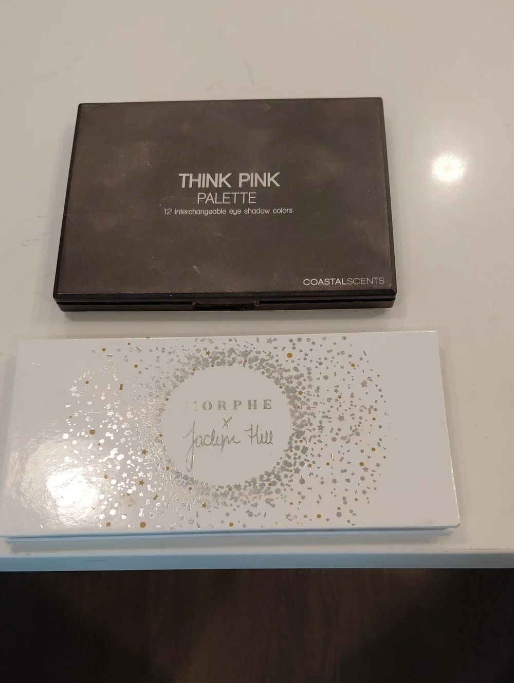 Morphe Eyeshadow Palette With FREE COASTAL SCENTS PALLETTE.  EUC